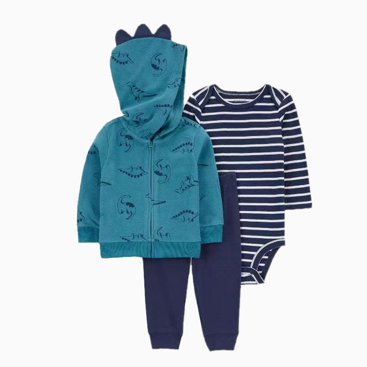 Set de 3 piezas chaqueta, body y pantalón