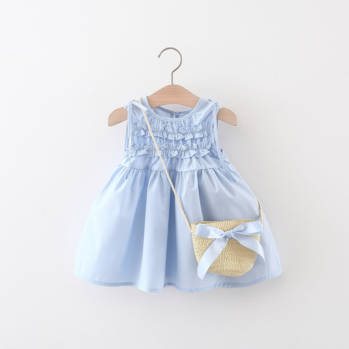 Vestido con bolso a juego