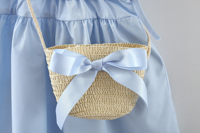 Vestido con bolso a juego