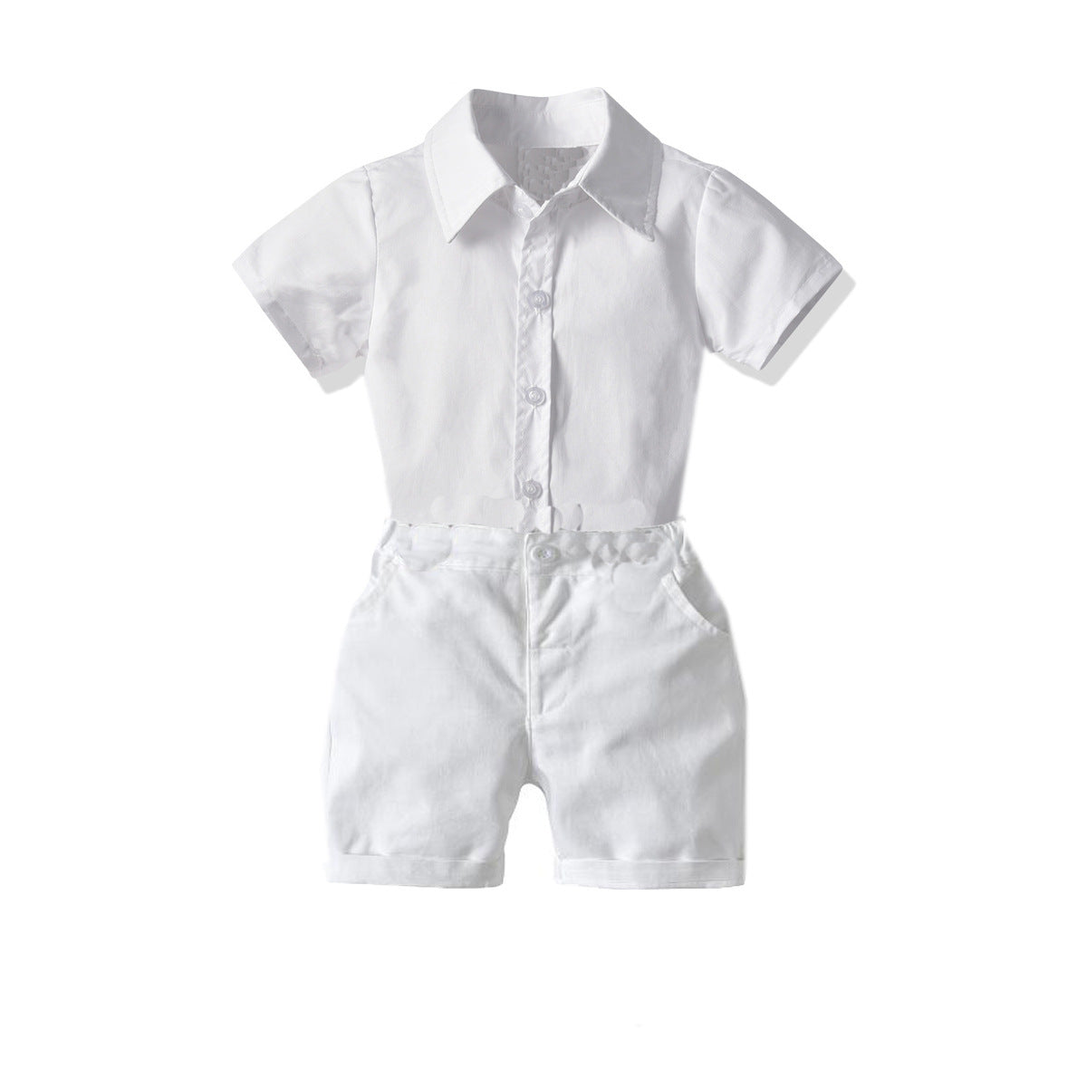 Conjunto camisa, tirantes y lazo