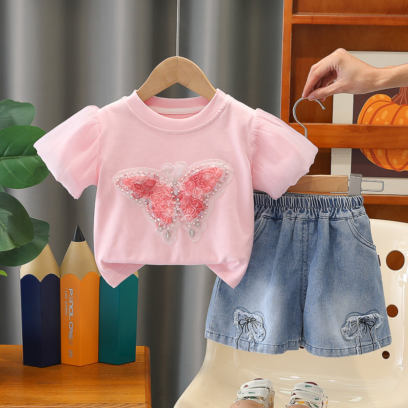 Conjunto camiseta Mariposa