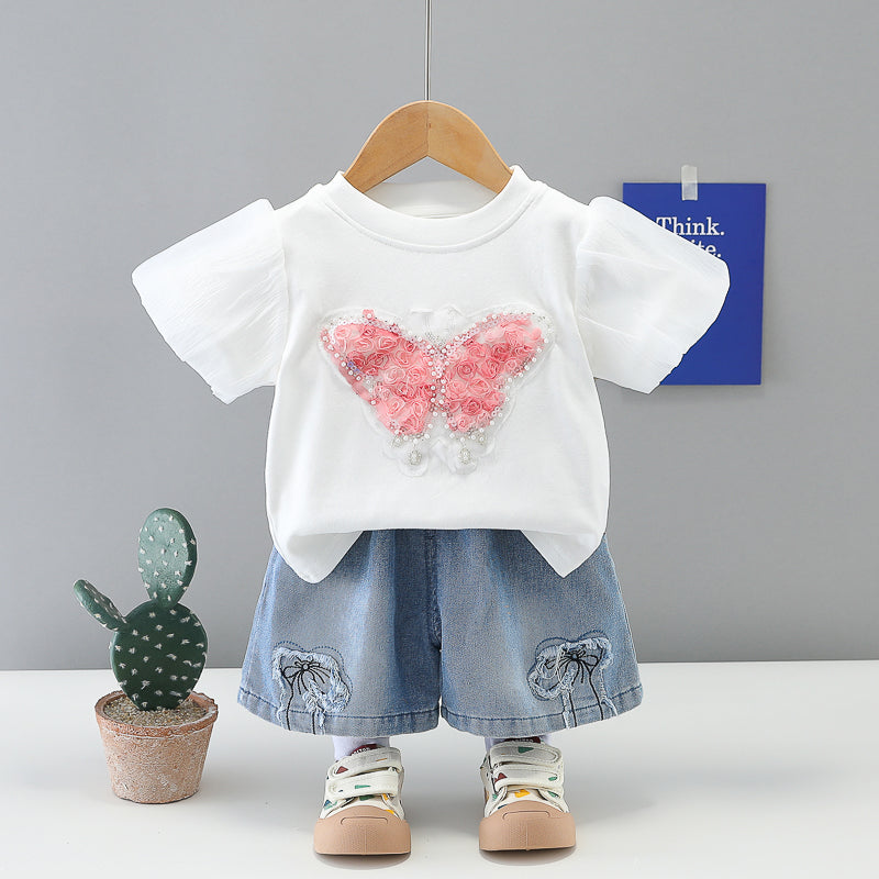 Conjunto camiseta Mariposa