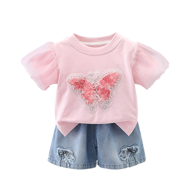 Conjunto camiseta Mariposa