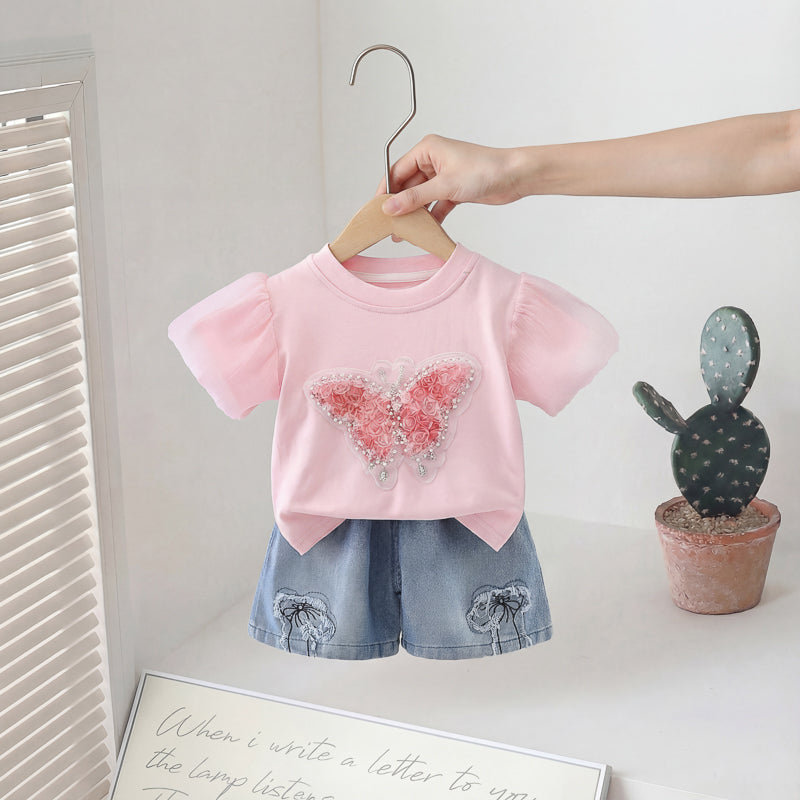 Conjunto camiseta Mariposa