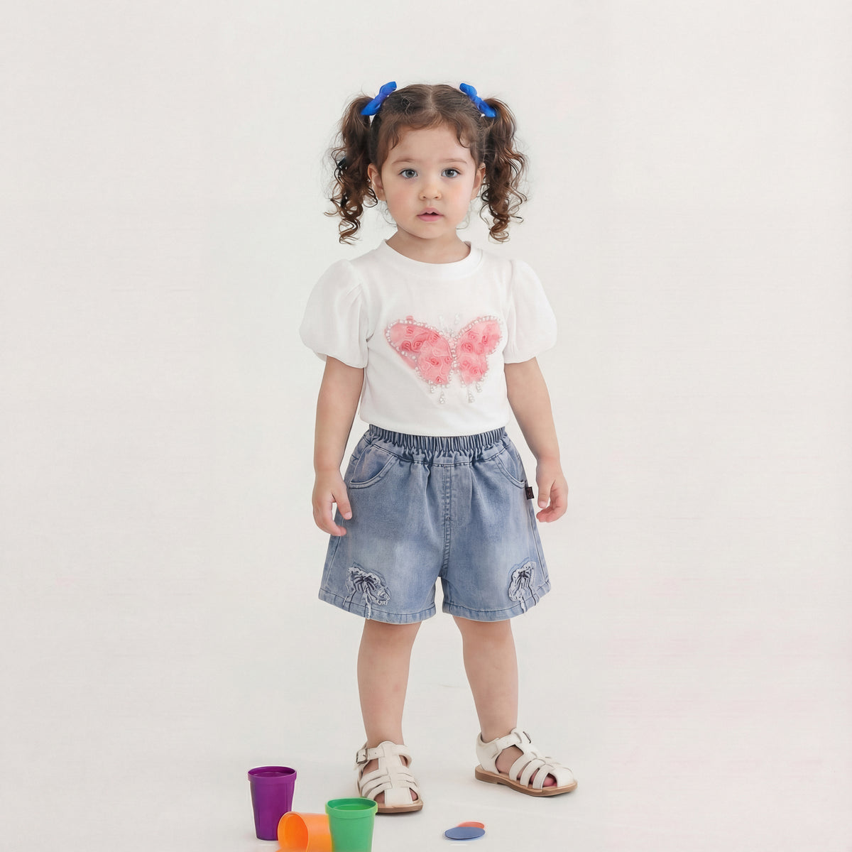 Conjunto camiseta Mariposa