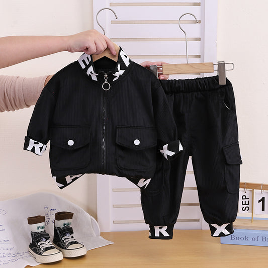 Conjunto chaqueta y jogger negro